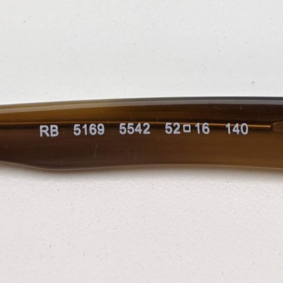 🕶️Ray-Ban RB5169 5542 Eyeglasses 52/16 140 /KAI406🕶️ - Picture 3 of 6